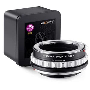 K&F Concep Adapter Pentax Pk Da Lens On Canon EOS R Camera, Pk / Da-eos R - Picture 1 of 10