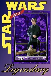 Star Wars Card Trader Chrome Purple Saphire Luke Skywalker Legendary DIGITAL - Bild 1 von 8