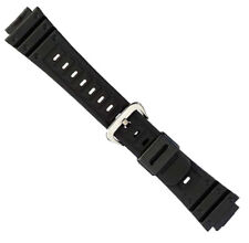 Rubber Spare Band Watch Band Watertight Black 18mm 18089