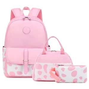 Teen Girls Backpack with Lunch Bag Pencil Case Set School Travel Laptop - Picture 1 of 7