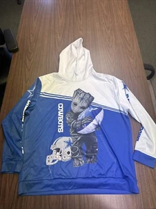 Dallas Cowboys NFL Groot All Over Print Hoodie GOTG Mens Size 3XL Sweatshirt - Picture 1 of 8