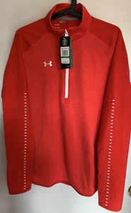 New Under Armor Cold Gear 1/2 Zip Hybrid Jacket Women Size L - Picture 1 of 5