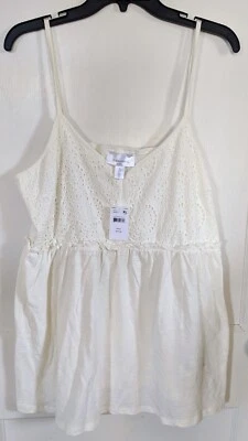 Motherhood Maternity tank top -Ivory size XL - Image 1 of 4