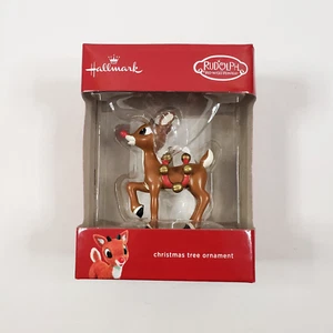 Hallmark Rudolph The Red Nosed Reindeer Jingle Bells Tree Ornament 1HCM6594 Rare - Bild 1 von 3