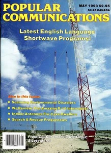 Popular Communications Magazine May 1993 Latest English Shortwave Programs  - Picture 1 of 2