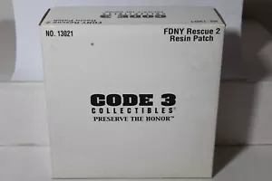 CODE 3 COLLECTIBLES FDNY Rescue 2 Resin Patch Fire Department of New York - Picture 1 of 2