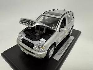 Vintage Maisto 1/18 Mercedes-Benz ML-KLASSE GLK GLC All Metal Silver Gray - Picture 1 of 12