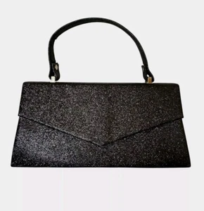 Sasha New York Damen Clutch/Geldbörse schwarz mit Kette Events/Abend/Nacht   - Bild 1 von 5