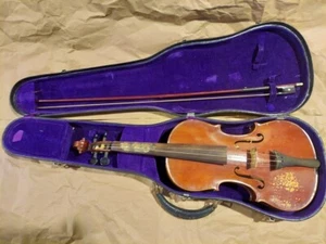 Violín Suzuki Nippon talla 4/4, Japón, estuche y arco, muy buen estado - Imagen 1 de 22