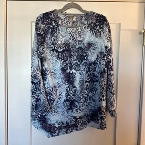 Top Chicos Talla 3 Usado en Excelente Condición Para Mujer Multicolor Manga Larga Poliéster/Spandex - Imagen 1 de 3