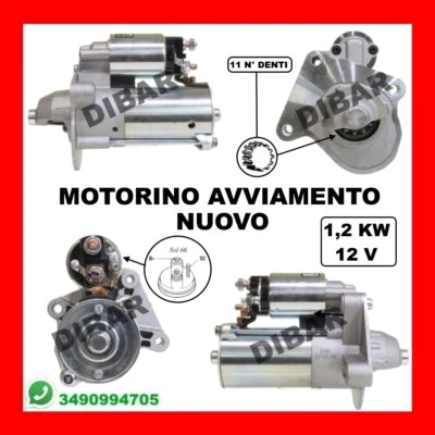 MOTORINO DI AVVIAMENTO NUOVO FORD C-MAX - FOCUS II 1.6 TDCI DA ANNO 2003  - Immagine 1 di 2