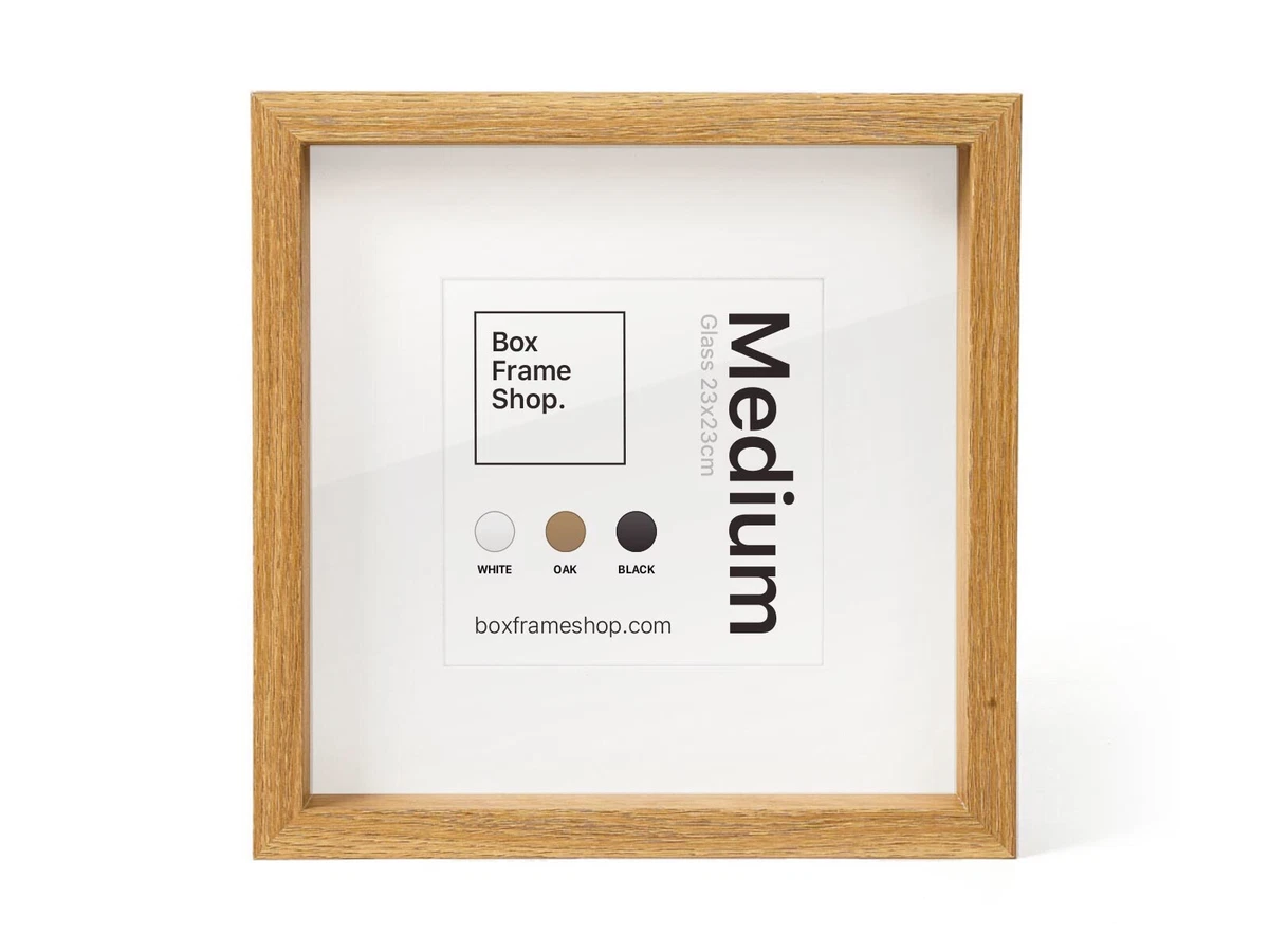Shadow Box Rahmen 16x20 Zoll – Vitrine Mit Echtglas, 4,6 Cm Tief, Für Erinnerungsstücke & Fotos