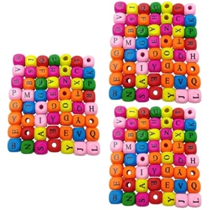 200pcs Letter Beads Bracelets Letter Loose Beads Alphabet Number Beads - Picture 1 of 12