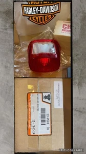 Lente trasera Harley Davidson stock rojo v-twin 33-0503 VEM LHD-1 DOT SAE LST-78 - Imagen 1 de 11