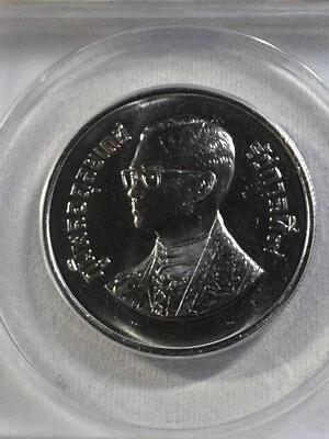 1986 Thailand 10 Baht 6th Asean Orchid Congress Graded MS 66 by ANACS - Bild 1 von 4