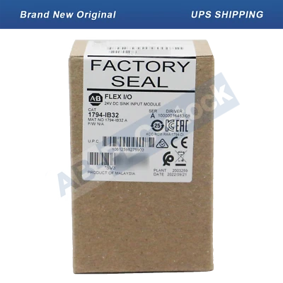 New Factory Sealed 1794-IB32 Allen-Bradley FLEX I/O SER A Input Module 1794IB32 - Image 1 of 4