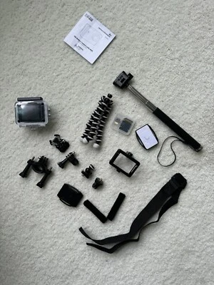 Explore One HD Wi-Fi Action Camera 88-83007 w/ 8G Flash Card Selfie Stick Tripod - Image 1 of 4