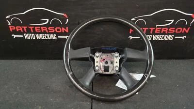 2003 CHEVY TRAILBLAZER BLACK LEATHER WRAPPED STEERING WHEEL ID 15768324 - Image 1 of 4