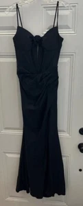 Jovani Black Prom Evening Formal Black Dress Size 4 - Picture 1 of 3