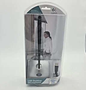 Logitech USB Desktop Microphone 980186-0403 BRAND NEW SEALED - Photo 1/6