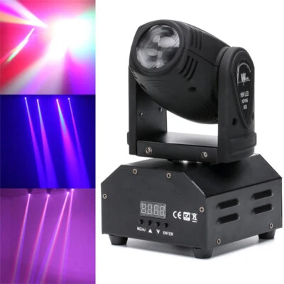 Uking 100W LED Moving Head Stage Light RGBW 1/2/4pcs Beam Light DMX Disco Party - Image 1 of 4