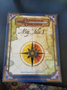 Dungeon's & Dragons Map Folio I 1 Lazzaretti D20 Complete 32 Maps - Picture 1 of 3