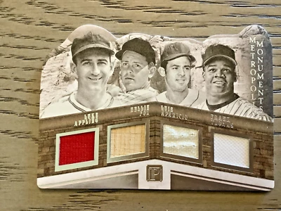 2016 Pantheon Metropolis Monuments Aparicio Appling Fox Thomas Jersey Bat 22/99 - Image 1 of 4