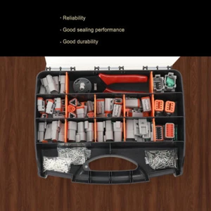 Deutsch DT Automotive Elektro Draht Verbinder Stecker Kit mit Crimpzange USA - Bild 1 von 12