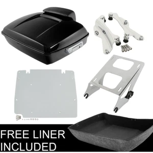 Chopped Trunk Docking Plate Fit For Harley Touring Road Glide 14-25 23 - Bild 1 von 12