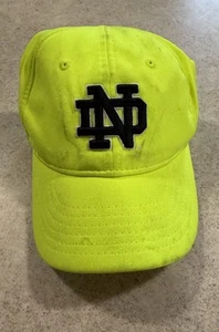 Under Armour Neon Yellow Notre Dame youth baseball hat - Picture 1 of 2