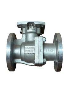 A-T Controls Flanged Ball Valve 1.5” 1-1/2” Carbon Steel, Stainless Ball FMBC-F3 - Picture 1 of 13