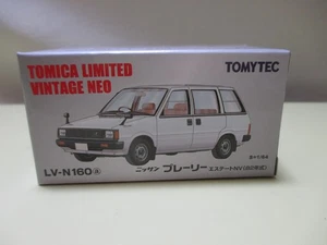 TOMY TEC Tomica Limited Vintage Neo LV-N160a 1/64 Nissan Prairie NV White - Picture 1 of 2