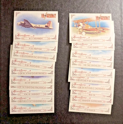 2014 Topps Allen & Ginter - "AIR SUPREMACY " Complete Set of 20 - Nice !! - Image 1 of 2