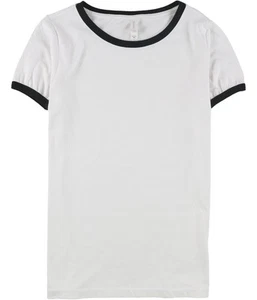 Hybrid Womens Honolulu Ringer Basic T-Shirt, white, M - Picture 1 of 1