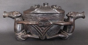 Coupe figurative Luba Congo XXème - Picture 1 of 11