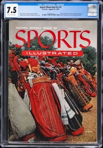 Aug. 1954 Sports Illustrated 2nd Issue Only 1954 Topps Mantle Card PHOTO CGG 7.5 - Bild 1 von 1