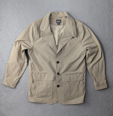 Chaqueta Blazer Royal Robbins Traveler Para Hombre Pequeña Calce Regular Tostado Nylon Elástico Foto 1 de 4