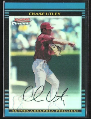 Chase Utley 2002 Bowman Chrome Refractor /500 #241 Philadelphia Phillies - Image 1 of 2