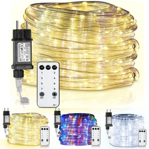 LED Lichtschlauch Außen Innen Lichterkette 8Modi Garten Party Xmas Deko IP65 DHL - Bild 1 von 144