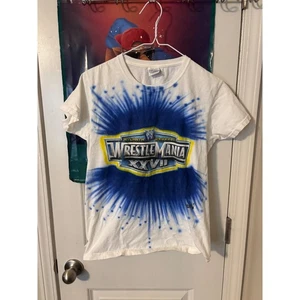M WrestleMania XXVII Atlanta 2011 Tie Dye T-Shirt WWE Wrestling Mens - Picture 1 of 7