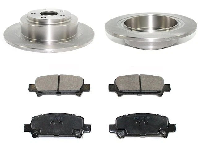 Kit de pastillas de freno trasero y rotor para Subaru Outback 2000-2004 2001 2002 2003 XG716JQ Foto 1 de 1