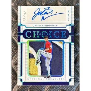 2023 National Treasures Jacob Misiorowski Ecklar's Choice RPA One of One /1 Auto - Picture 1 of 7