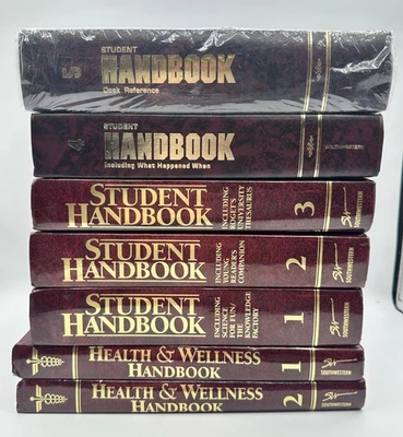 Lot of 7 Southwestern Company Student Handbook Hardcover Homeschool Books - Image 1 of 4