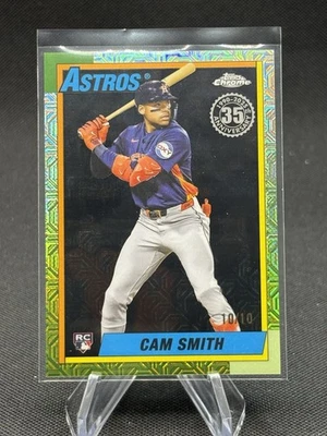 Cam Smith RC 10/10 Black Refractor 🔥 2025 Topps Update Silver Pack Mojo Rookie - Image 1 of 2