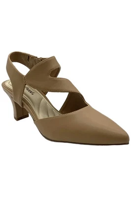 Easy Street女式Venue高跟鞋棕褐色皮革 — 第 1/3 张图片