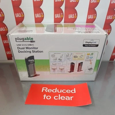 Plugable UD3900EU USB 3.0 Universal Docking Station with Dual Video Output - Image 1 of 4