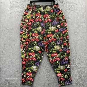 Vintage ChefWear Kochhose Pfeffergewürz XL Baggy Gummibund 90er selten - Bild 1 von 11