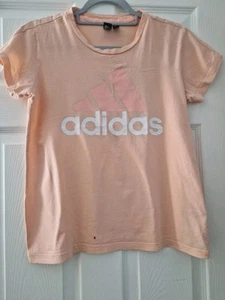 Adidas Women's Apricot Short Sleeve T-shirt - Size 12- 14 - Picture 1 of 12