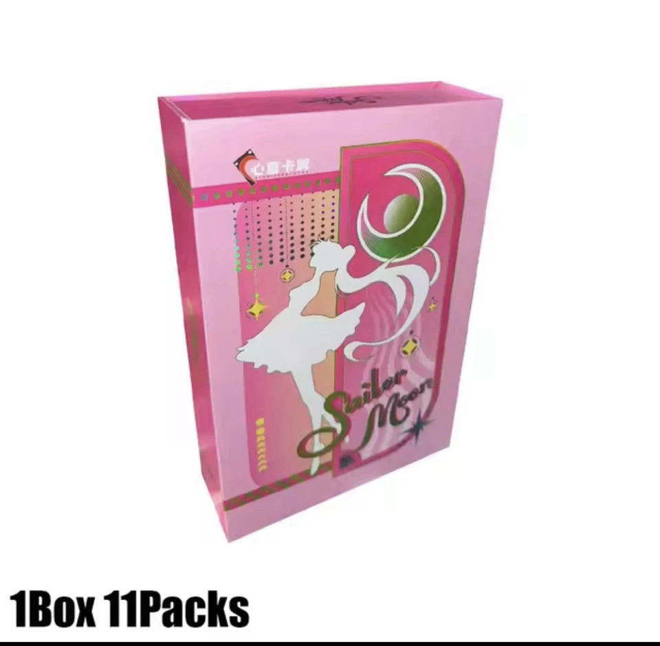 Jogo de cartas colecionáveis Sailor Moon CCG 11 pacotes caixa de reforço 30º - Imagem 1 de 4