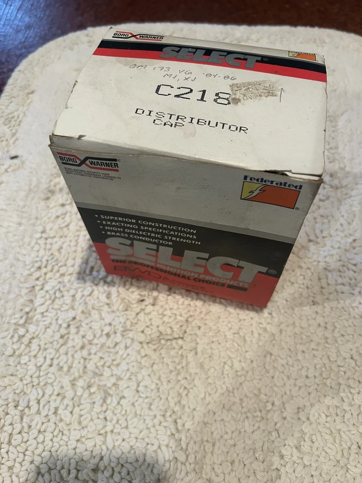GM V6 Borg Warner Distributor Cap C218 Select Copper 82-95 - Изображение 1 из 4